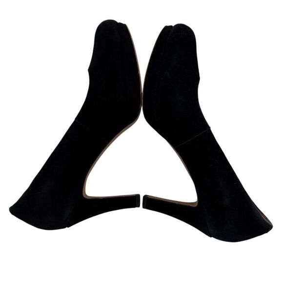 Clarks Artisan Comfort Sole Black Suede 3 1/4 " Heels 7.5 Medium - Picture 5 of 16